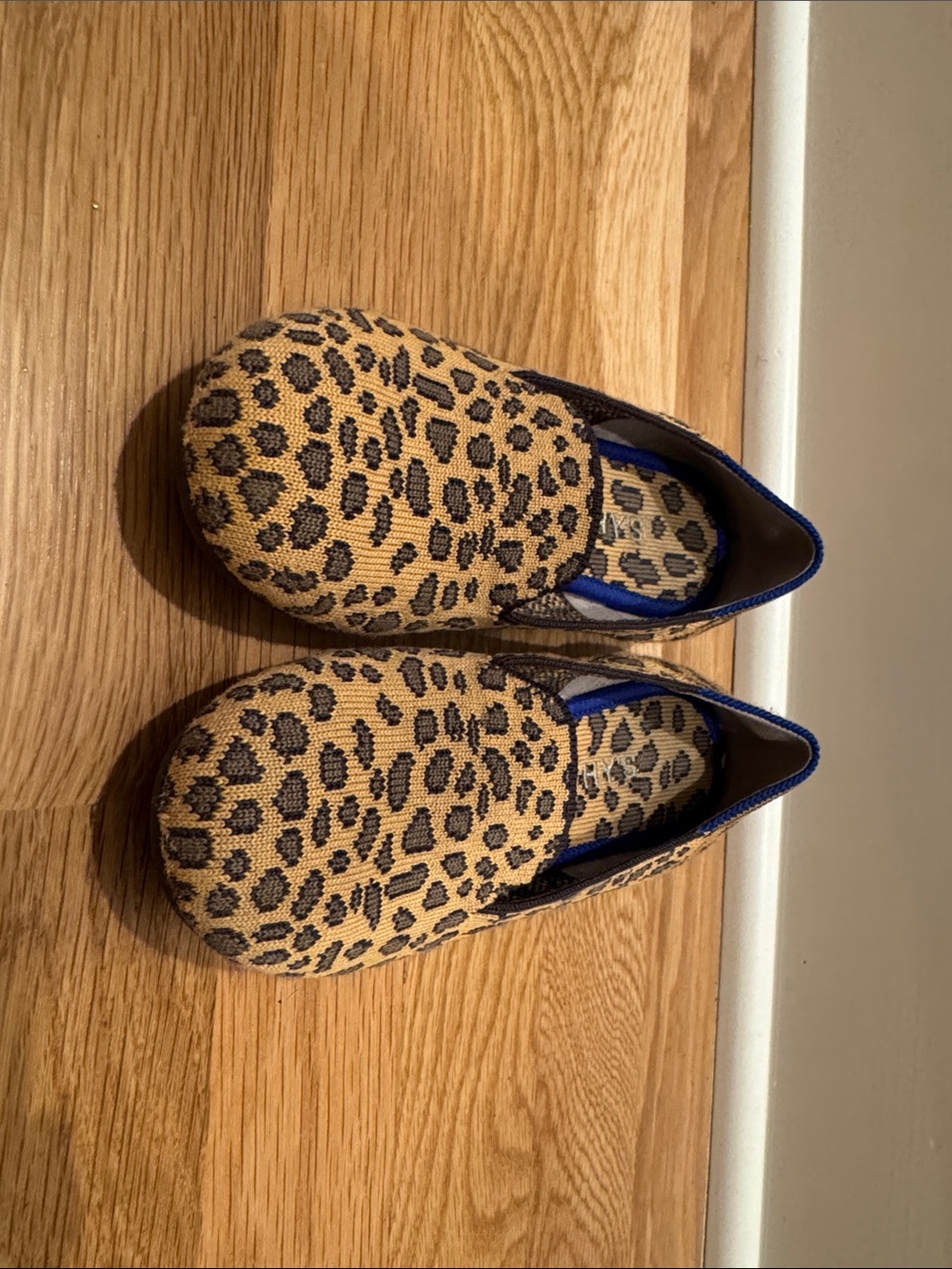 Women's Leopard Print Slip-On Sneakers - Tan/Black